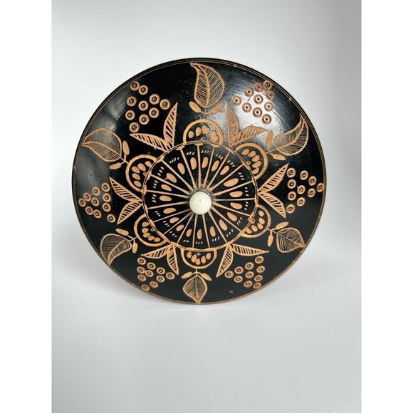 Handmade Crafted in Mexico Folk Art Wood Box Carved Wood Jewelry Treasure Box - Picture 4 of 8